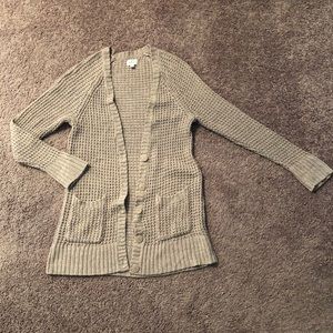 XL Taupe American Eagle Cardigan